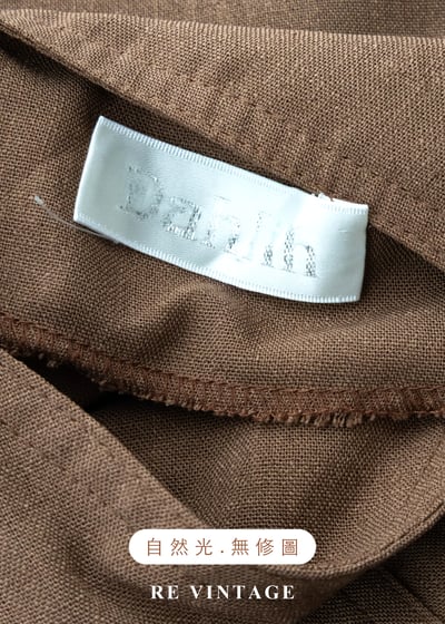 可可棕木釦獵裝短版上衣12