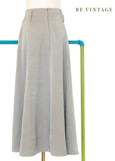 質感單品 - 日式綠茶色氣質長裙（26"）8