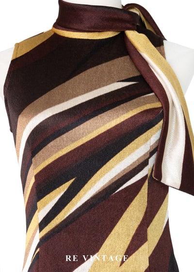 Amber Rhythm 流動線條領結洋裝9