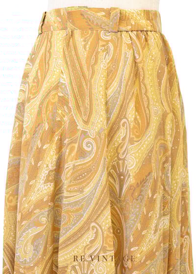 Butter Yellow 復古印花裙(24-25")7