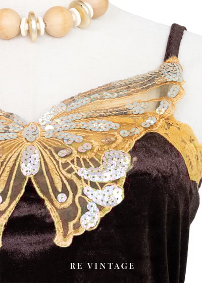 金翅蝶舞絨布小背心5