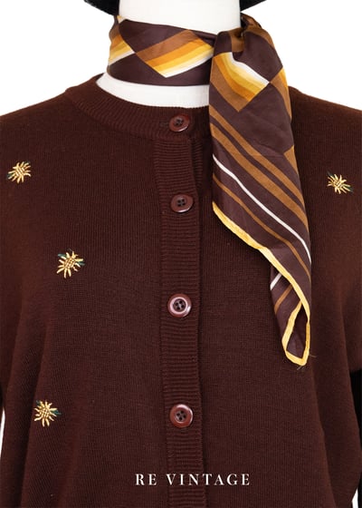 泰國製 - 鳳梨巧克力針織小外套3