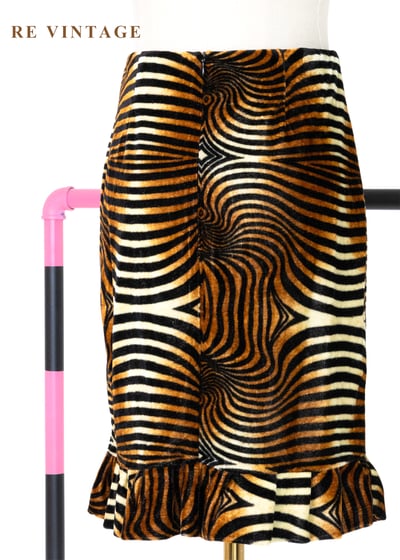 奢華波紋幻覺舞會短裙（26"）7