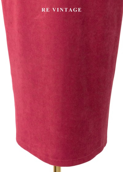 質感單品 - 磚紅色俐落剪裁的都市美裙（24-27"）4