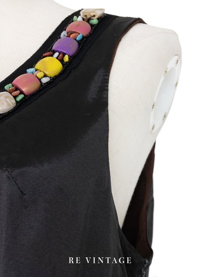 義大利製 - 異國色珠波西米亞迷你洋裝6