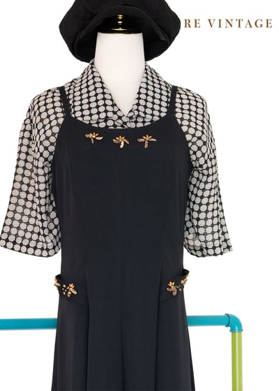 質感單品 - 黑系木珠吊帶長裙3