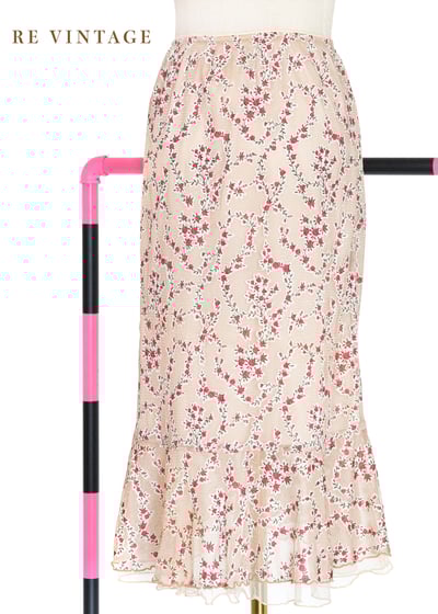 Ivory Cream  迷你玫瑰花及膝短裙（20-30"）1