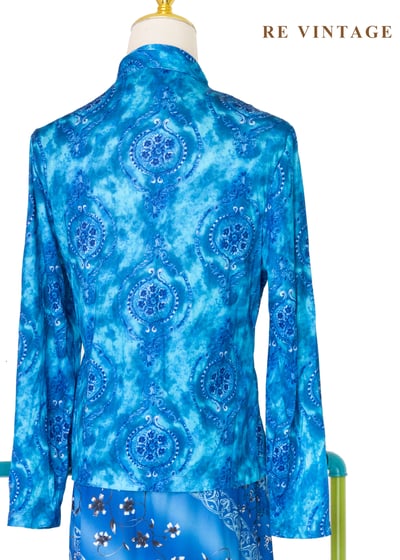 水波渲染東方圖騰優雅領結上衣10