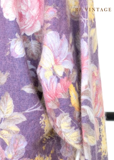 Purple Orchid 花朵盛開毛衣12