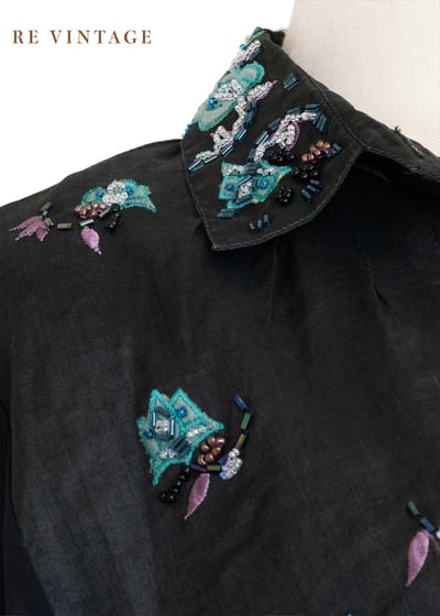 夜幕蝶園質感襯衫7