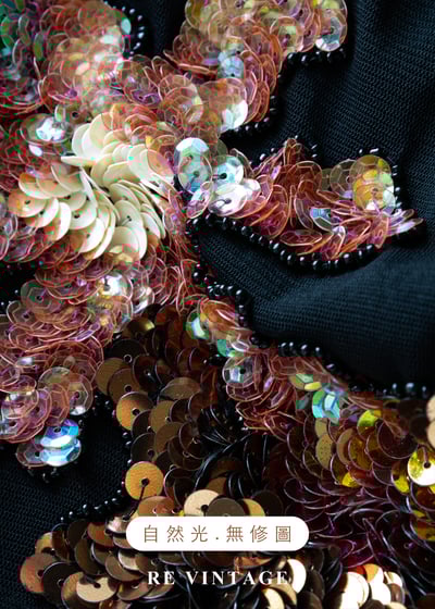 華麗亮片油畫花朵網紗背心13
