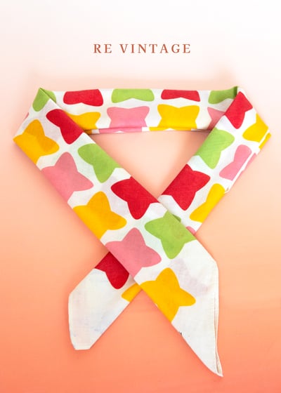 星星糖果棉質絲巾2