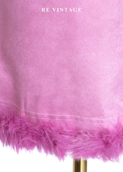 草莓軟糖毛絨邊美裙（26"）6