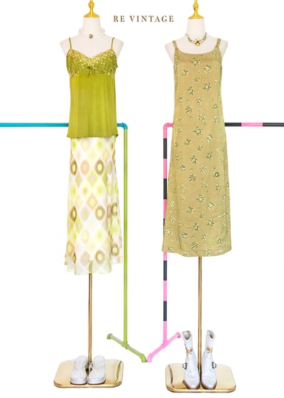 Olive Verdant Bloom 繁花小背心2