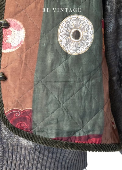 『歐洲寶物』拼接復古刷色個性背心10