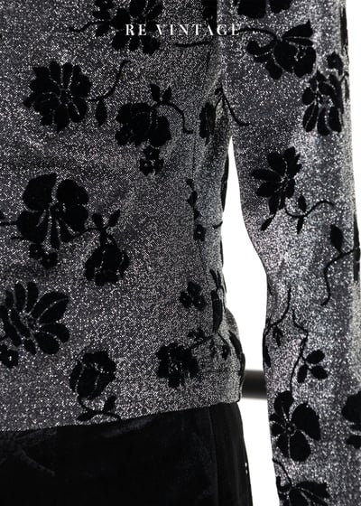 閃閃發光黑玫瑰長袖上衣8