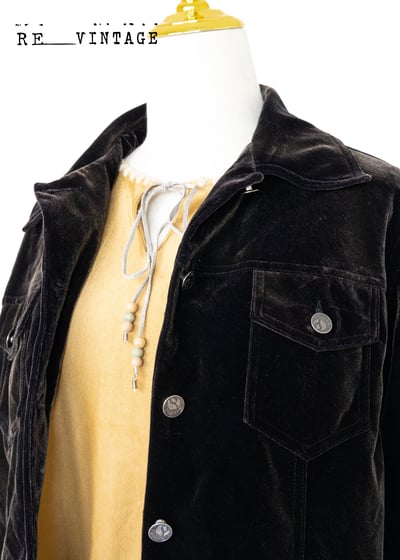 黑巧克力水蜜桃手感夾克外套9