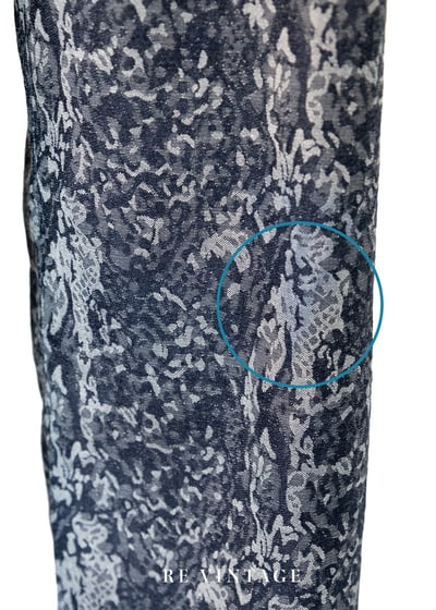 Blue camouflage 高腰褲褲（30"）11