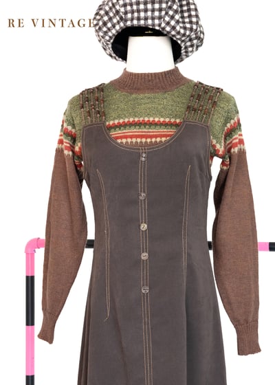 Milk Chocolate 木珠肩帶絕美長洋裝9