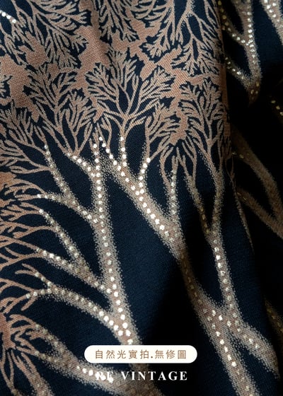 黑與金藤蔓黑長裙（25-30"）14