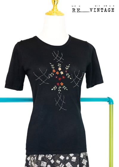 歐洲後花園薄款針織上衣5