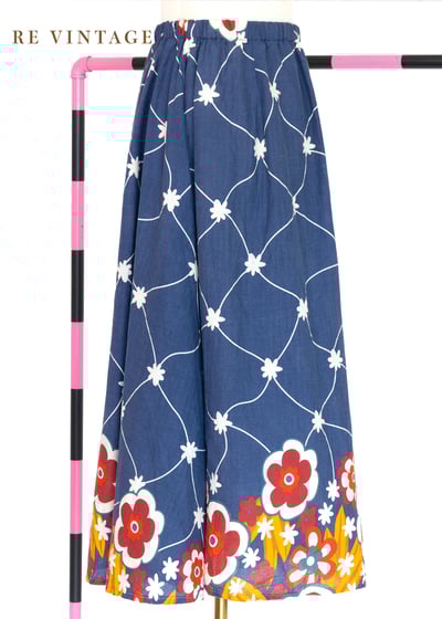 海洋小花朵朵棉質長裙（25-30"）6