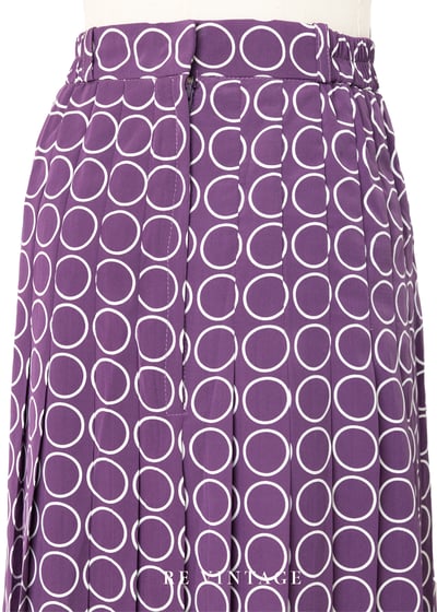 Purple Polka dots 百褶美裙（27-30"）8