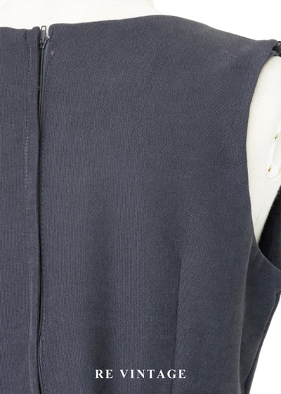 質感單品 - 詩意刺繡花卉深灰色秋冬洋裝13