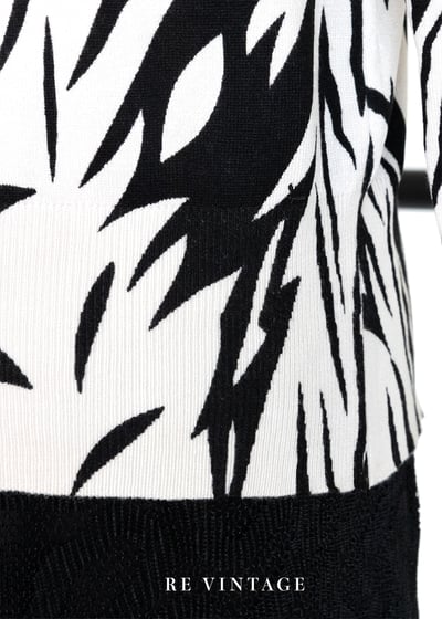 風中斑馬薄款針織上衣9