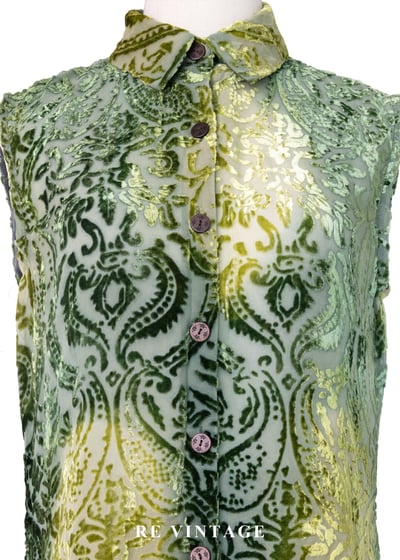 古典異國燒絨圖騰背心3