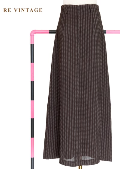 午後的三點一刻細條紋高腰長裙（25"）6
