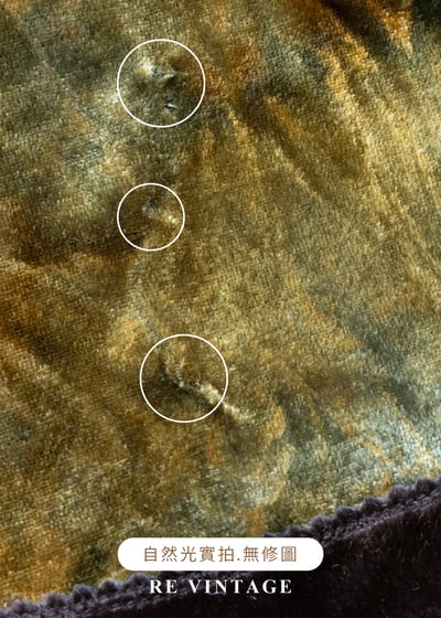 溫暖迷幻金黃綠絨布細肩帶洋裝19