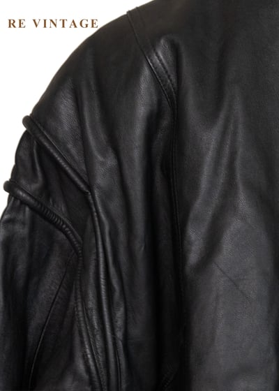 結構美學廓形飛行皮外套17