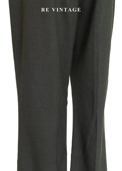 深苔綠活潑刺繡小花長褲（25"）10