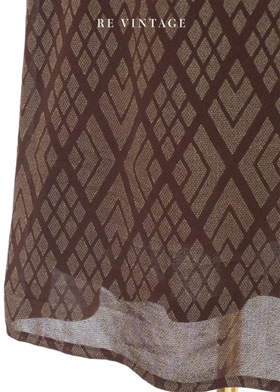 Milk Choco 菱格紋長裙（25.5"）4