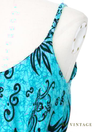 海洋綠民族世界細肩帶洋裝13