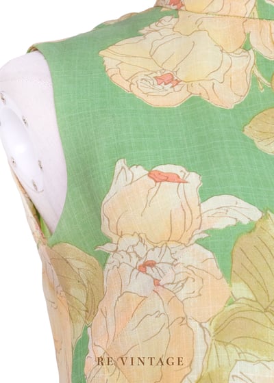 Lemon Petals 檸檬花綠意的午後洋裝5