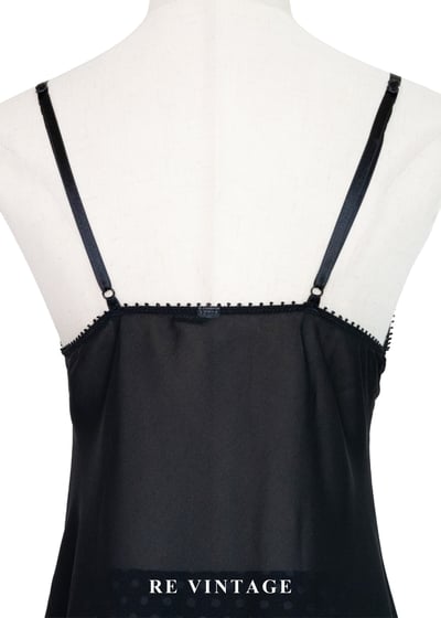 純白花朵透膚微辣細肩帶背心12