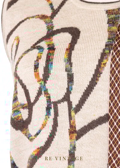 Artsy Rose 奶茶色毛料針織背心5