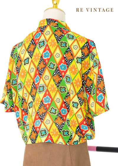 嘉年華夏日拼圖短版上衣9