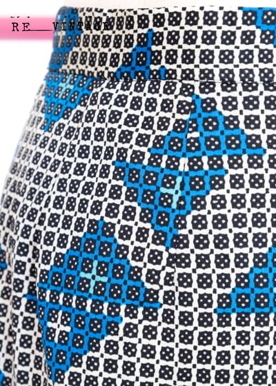 骰子三角尺Ａ字型中長裙4