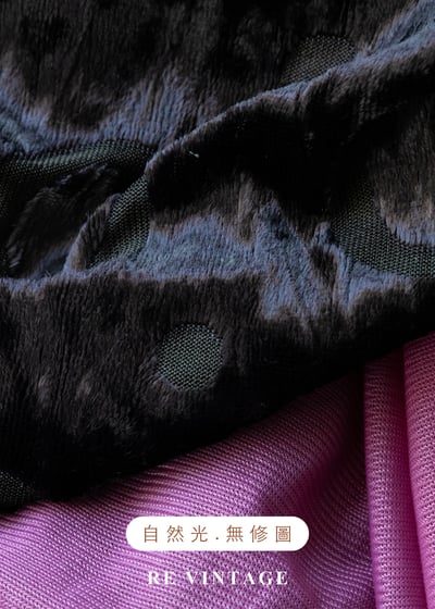 圓的哲學 - 紫光絨布長洋裝18