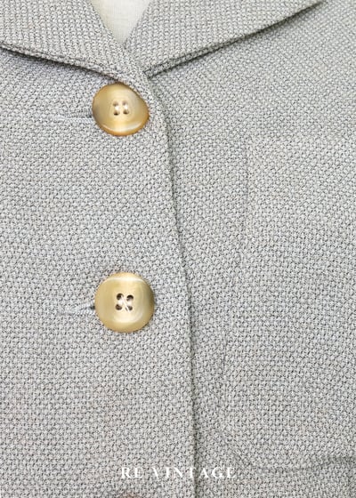 質感單品 - 倫敦的霧色知性簡約織紋背心7