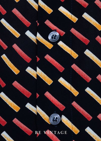 橘黃斜格紋長袖襯衫4