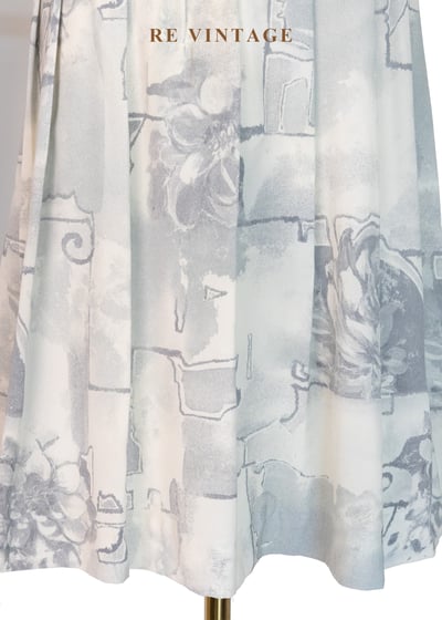 溫柔抽象花卉素描短裙（26"）6