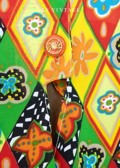 嘉年華夏日拼圖短版上衣3