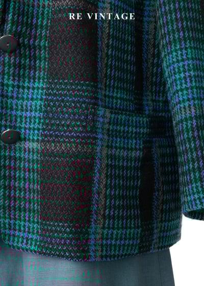 極光格律霓虹編織西裝外套7