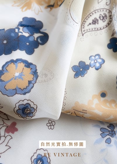 Irish Cream 小花變形蟲漂亮洋裝17