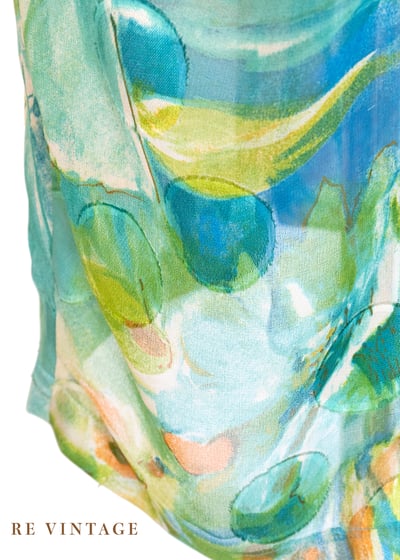 套裝裙子 - 荷葉花園透明水彩裙子（26"）13