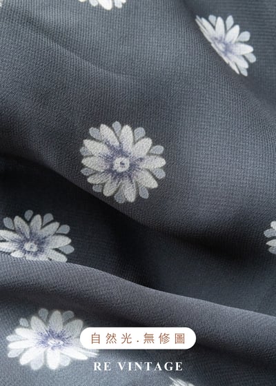 小雛菊暈染灰短裙（27"）11